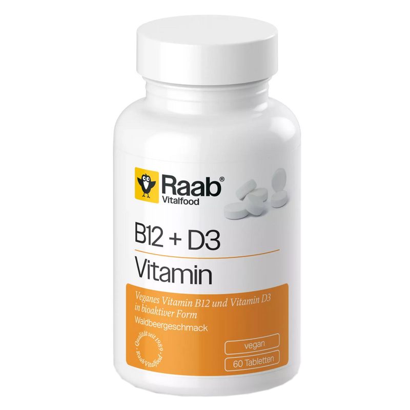 Raab Vitamin B12 + D3 Lutschtabletten 60 Stück