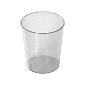 WIEGAND Medibecher 25ml transparent waschbar 47 Stück