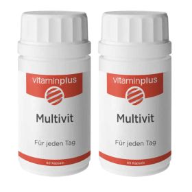 Vitaminplus Multivitamin vegan Kapseln 2x 60 Stück