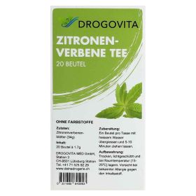 DROGOVITA Zitronenverbene Tee Beutel 20 Stück
