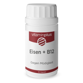 Vitaminplus Eisen + Vitamin B12 vegan Kapseln 60 Stück