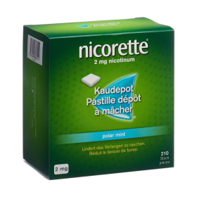 Nicorette Polar Mint Kaudepots 2 mg 210 Stück