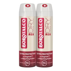 Borotalco Men Deo Spray Amber 2 x 150 ml