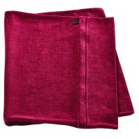 Elsa Überzug Nackenkissen 50x11 cm Velours bordeaux