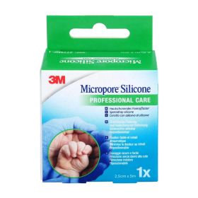 3M MICROPORE Silikon Heftpflaster 2.5cmx5m