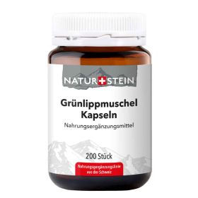 Naturstein Grünlippmuschel Kapseln 200 Stück