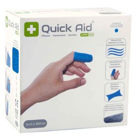 QUICK AID Wundverband Pflaster 6x460 cm Latexfrei blau