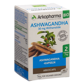 Arkocaps Ashwagandha Kapseln Bio 60 Stück