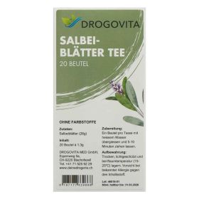 DROGOVITA Salbei Tee Beutel 20 Stück