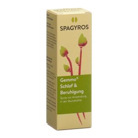 SPAGYROS GEMMO Schlaf- und Beruhigung Mundspray 30 ml