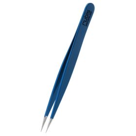 Rubis Pinzette spitz blau Inox