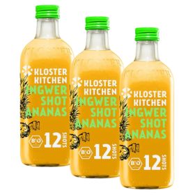 Kloster Kitchen Ingwer Shot Ananas Bio 3 x 360 ml