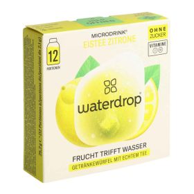 waterdrop Eistee Zitrone ohne Zucker Box 12 Portionen
