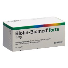 BIOTIN Biomed forte Tabl 5 mg 90 Stück