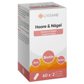 Livsane Haare & Nägel Kapseln 60 Stück