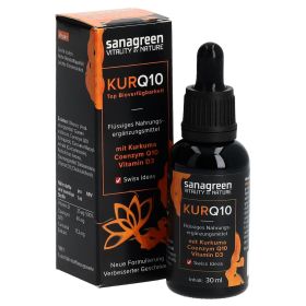 KURQ10 SANAGREEN Kurkuma mit Q10 und D3 30 ml