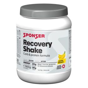 Sponser Recovery Shake Pulver 900 g Banane