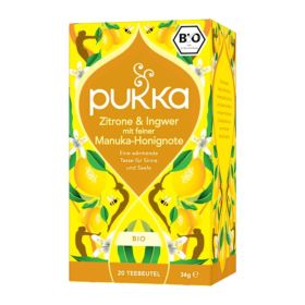 PUKKA Zitrone, Ingwer & Manuka-Honig Tee Bio 20 Beutel