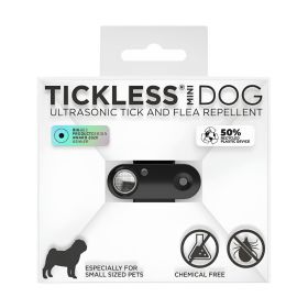 Tickless Mini Pet Dog Zecken- und Flohschutz schwarz