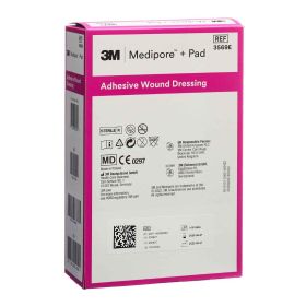 3M MEDIPORE+PAD 10x15 cm Wundkissen 5x10.5 cm 25 Stück