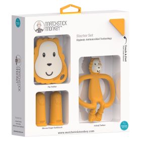Matchstick Monkey Teething Starter Set Ludo Lion