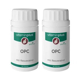Vitaminplus OPC & Resveratrol Kapseln 2x 90 Stück