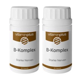 Vitaminplus B-Komplex Kapseln 2x 60 Stück
