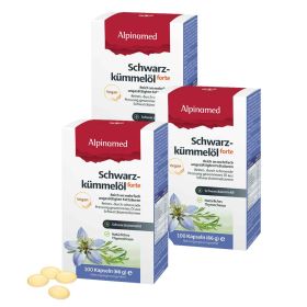 Alpinamed Schwarzkümmelöl Forte Kapseln 3x 100 Stück