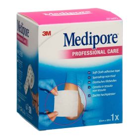 3M MEDIPORE Fixationsvlies 10 cm x 10 m Liner Rolle