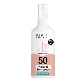 Naif Baby & Kids Sonnenschutzspray SPF 50 ohne Parfum 100 ml