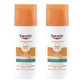 Eucerin Sun Face Oil Control Gel-Creme LSF 50+ 2x 50 ml