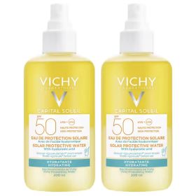 Vichy Capital Soleil Frisches Sonnenspray Feuchtigkeitsspendend LSF50 2x 200 ml