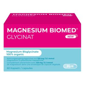 Magnesium Biomed Glycinat Kapseln 125 mg 60 Stück