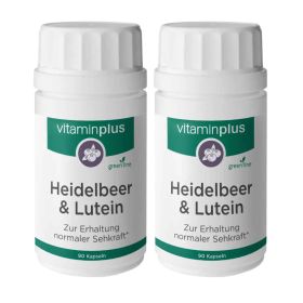 Vitaminplus Heidelbeer und Lutein Kapseln 2x 90 Stück