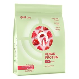 QNT Vegan Protein Zero Sugar 500 g Red Fruit