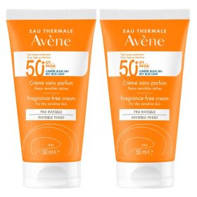 Avène Sun Sonnencreme ohne Duft SPF50+ 2x 50 ml 